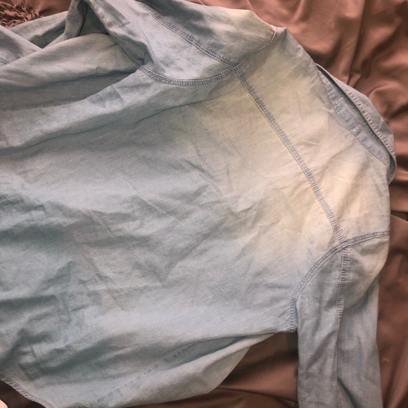 Lightweight Denim Button Shirt - Picture 2 of 3